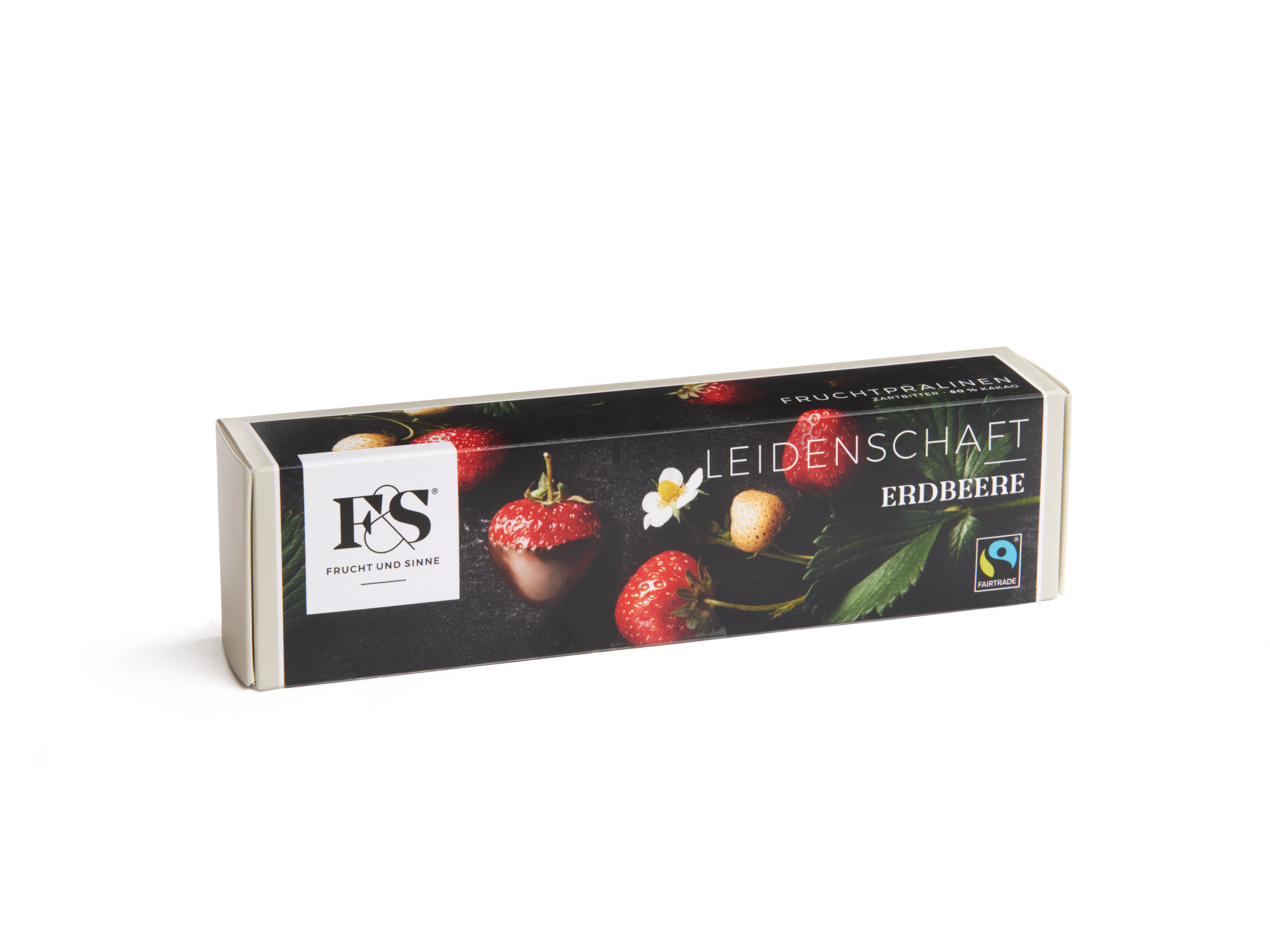 Frucht und Sinne Erdbeerpralinenpackung