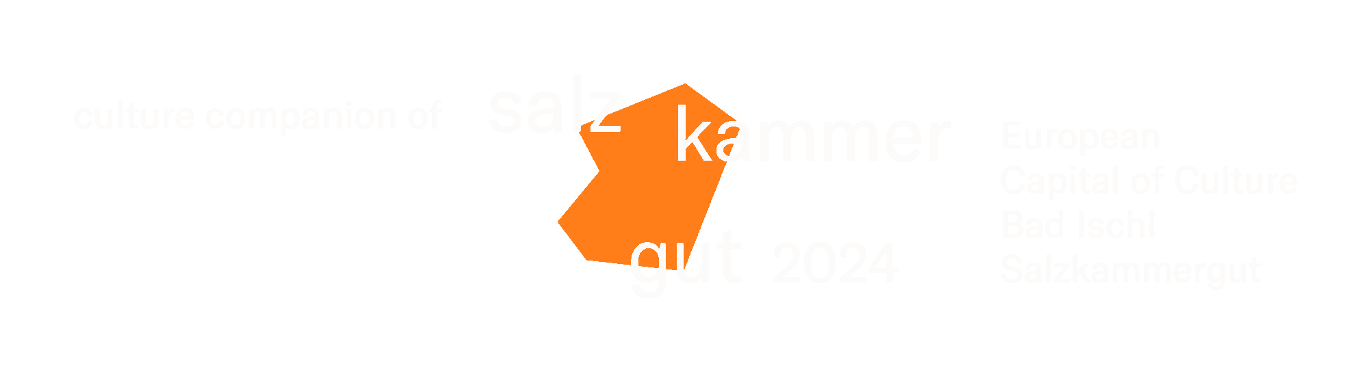 Logo Culture Companion of Salzkammergut 2024 weiß